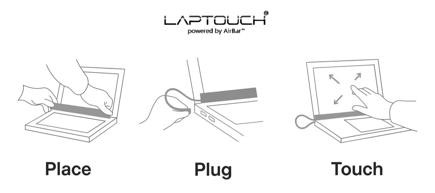 LapTouch™ for Mac - Add Touchscreen to Your MacBook